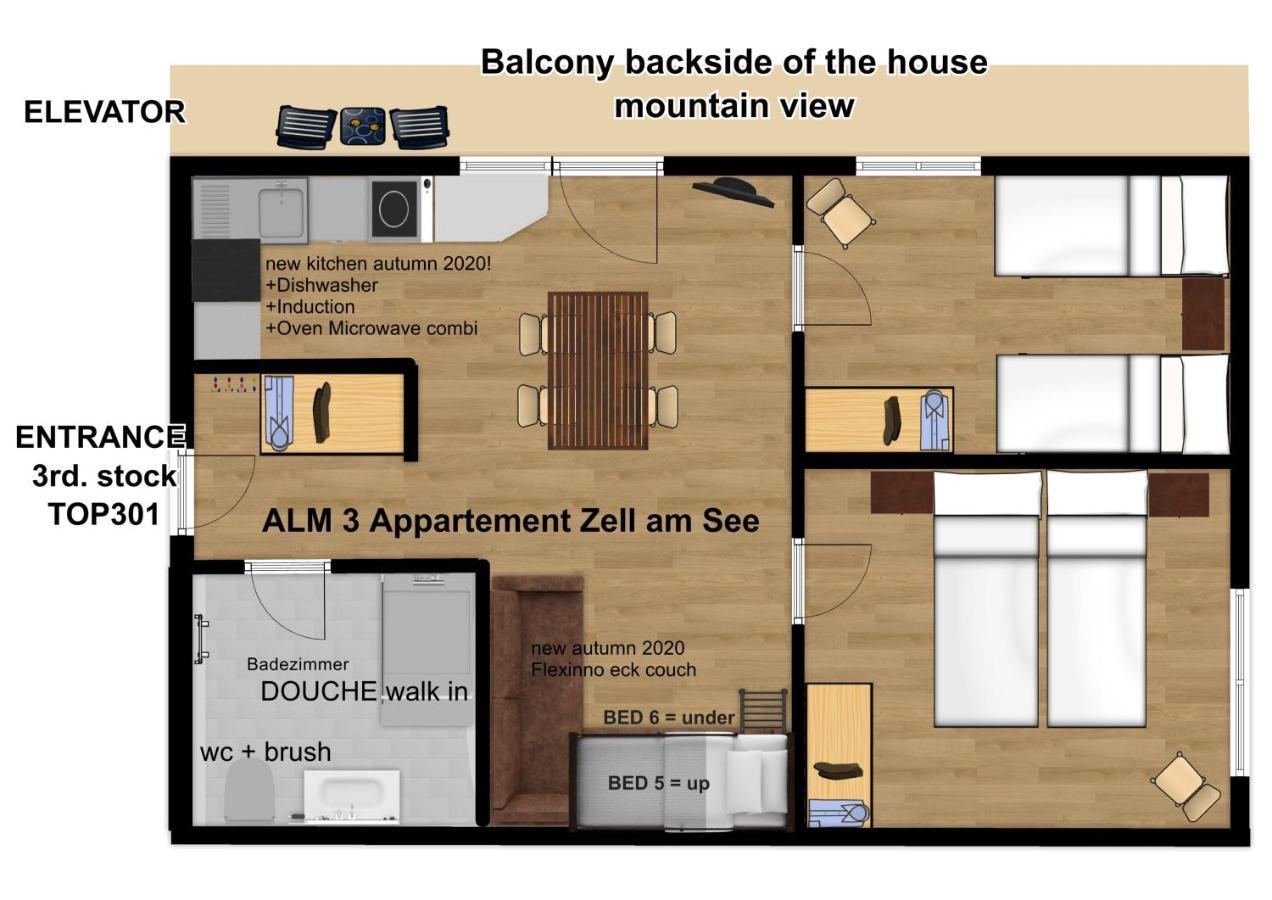 Alm Appartements Zellamsee Zell am See Eksteriør bilde